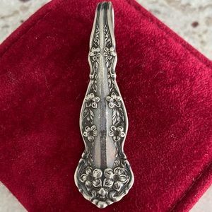 Antique spoon keychain accessory
